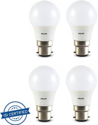PHILIPS 5 W Basic Round B22 LED Bulb