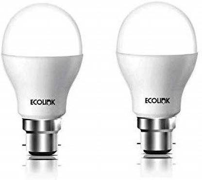EcoLink 9 W Basic Round B22 LED Bulb