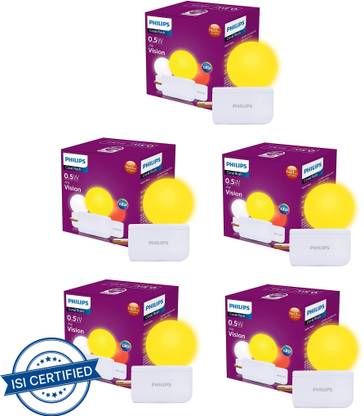 PHILIPS 0.5 W Basic Decorative Plug & Play Night Bulb