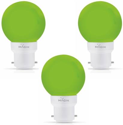 Magik 0.05 W Basic Round B22 LED Bulb
