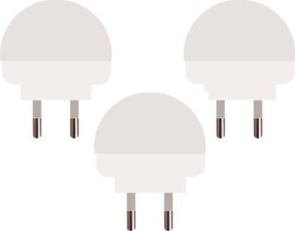V A VALAK 0.5 W Multi Watt Round B22 LED Bulb