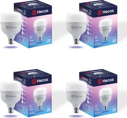 Hecos 40 W Basic Round B22 LED Bulb