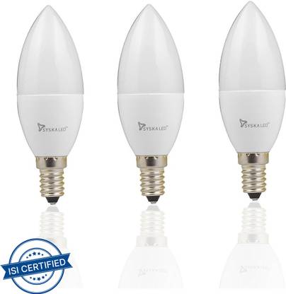 Syska 3 W Basic Candle E14 LED Bulb
