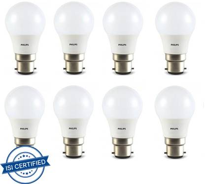 PHILIPS 3 W Basic Round B22 LED Bulb