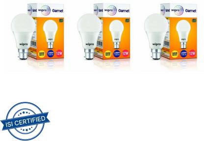 Wipro 12 W Standard B22 LED Bulb