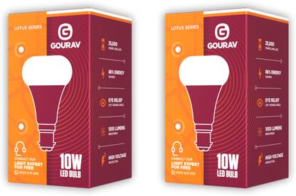 GOURAV 10 W Eye Safety Compliance Mushroom B22 LED Bulb