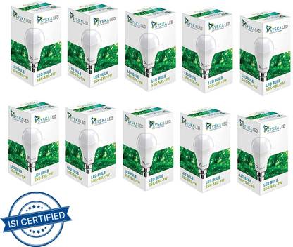 Syska 9 W Basic Round B22 LED Bulb