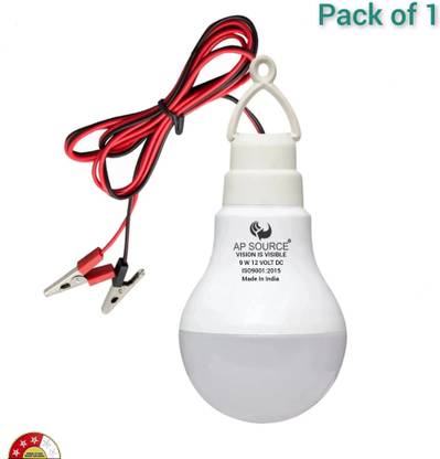 AP Source 9 W Basic Round 2 Pin LED Bulb