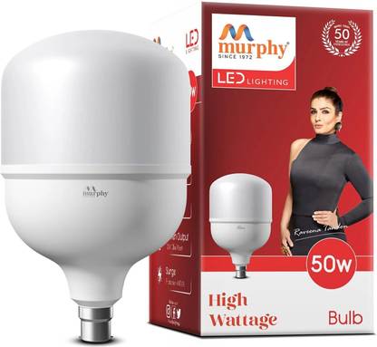 MURPHY 50 W Basic Round B22 LED Bulb