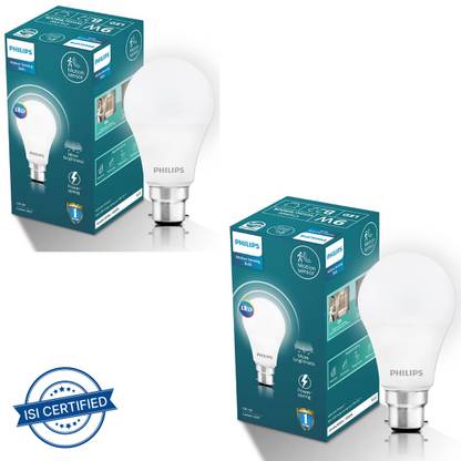 PHILIPS 9 W Motion Sensor Round B22 LED Bulb