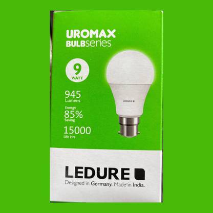 Ledure 9 W Basic Round B22 LED Bulb