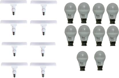 Techvolta 5 W, 10 W Basic Round B22 LED Bulb