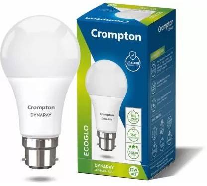 Crompton Greaves 12 W Standard B22 LED Bulb