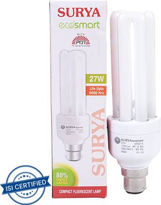 SURYA 27 W Basic U-Tube B22 CFL Bulb