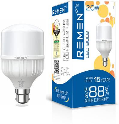 REMEN 20 W Basic Standard B22 LED Bulb