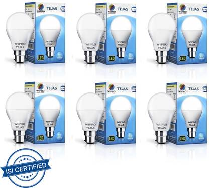 Wipro 7 W Basic Standard B22 LED Bulb