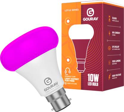 GOURAV 10 W Eye Safety Compliance Mushroom B22 LED Bulb