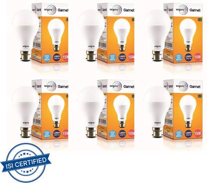 Wipro 15 W Basic Standard B22 LED Bulb