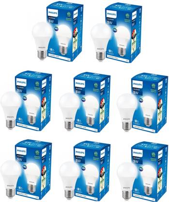 PHILIPS 5 W Basic Round E27 LED Bulb