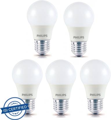 PHILIPS 5 W Basic Round E27 LED Bulb