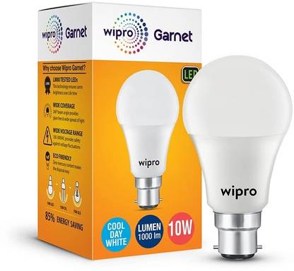 Wipro 10 W Basic Standard B22 LED Bulb