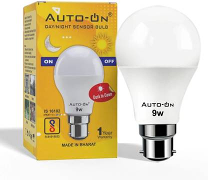 auto-on 9 W Basic Standard B22 LED Bulb