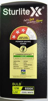 Sturlite 12 W Basic Round B22 LED Bulb