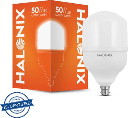 HALONIX 50 W Basic Round B22 LED Bulb