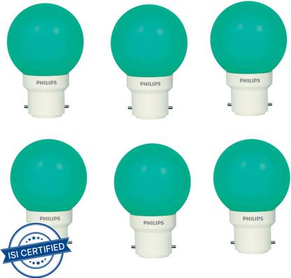 PHILIPS 0.5 W Basic Round B22 LED Bulb