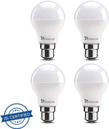 Syska 9 W Basic Round B22 LED Bulb
