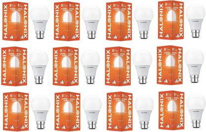 HALONIX 9 W Basic Round B22 LED Bulb