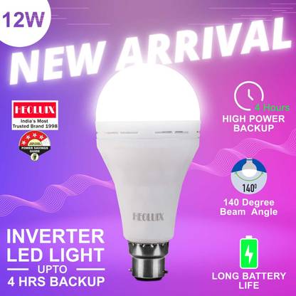 heoluix 12 W Inverter Standard B22 Inverter Bulb