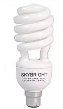 skybright 27 W Eye Safety Compliance Spiral B22 CFL Bulb