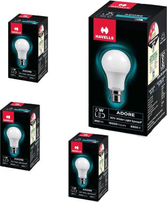 HAVELLS 5 W Basic Round B22 LED Bulb