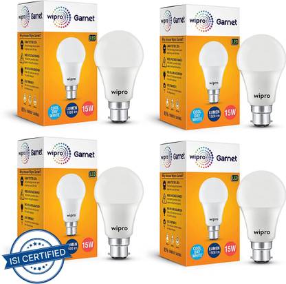 Wipro 15 W Basic Standard B22 LED Bulb