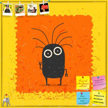 Artzfolio Monster Frameless Bulletin Board Notice Pin Board 24 x 24 inch (61 x 61 cms) Cork Bulletin Board