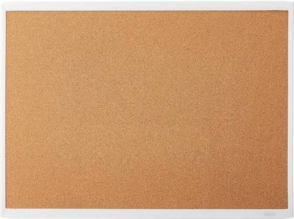 Quartet White Frame cork board Cork Bulletin Board