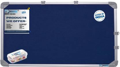 APBOARDS Bulletin/Soft/Notice Board for Home,Office&School Use With 50 Pushpins-Pack of 2 Cork Bulletin Board