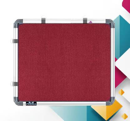Preha The Smart Choice 2x2 feet Notice Board / Pin Up Display Board with 50 pins for Office and Home Notice Board