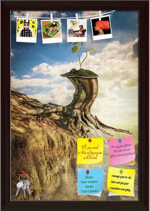 Artzfolio Concept Of Self Sacrifice For Life's Continuation Pinboard Dark Brown16x23.2inch Cork Bulletin Board