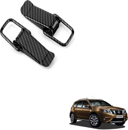 SEMAPHORE Car Bumper Security Hook Lock Clips(Carbon) For Nissan Terrano Bumper Cap