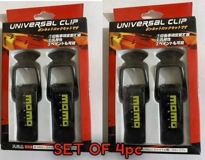 Auto MT 4PC/SET MOMO Bonnet Side Bumper Guards Toggle Fasteners Catch Clips Bumper Cap Bumper Cap
