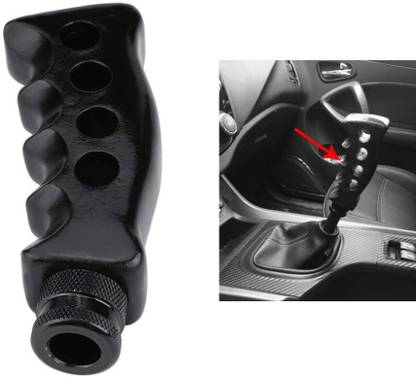 AUTO MT Black Gun Grip Gear Shift Knob Stylish Anti-rust and Lever Gun-Handle for Car. Turbo Charger