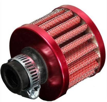 AUTO MT 12mm Turbo-Small Red Air-Filter Universal Fit For all Car&Bike Air Intake Filter Turbo Charger