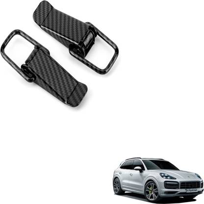 AAKICHI Car Bumper Security Hook Lock Clips(Carbon) for Porsche Cayenne Locking Carabiner