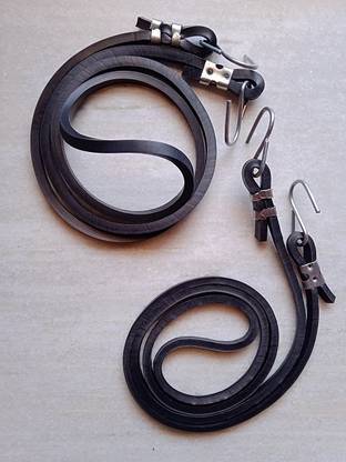 Baba High Strength Elastic Bungee / , Luggage Tying Rope ,steel Hooks, packOf 2 Bungee Cord