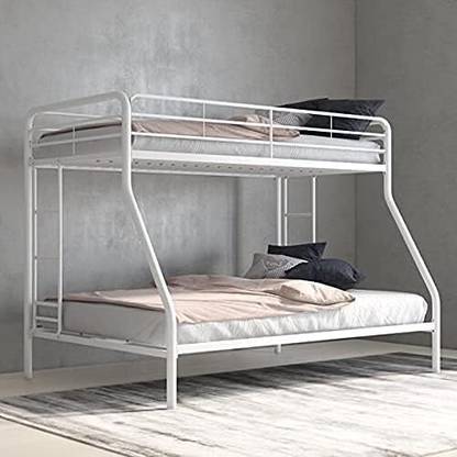 Metalsmith Bunk Bed for Junior, Twin Over Full Size Beds with Sturdy Guard Rail Metal Bunk Bed