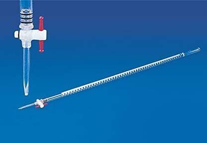 Vedicta Leakproof Burette with transparent Acrylic Pipe High Accuracy Calibration Buret