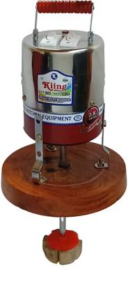 KIING Madhani Machine with 1.5 inch wooden thali & phool Butter Maker Churn