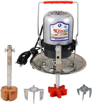 KIING madhani machine wih two rods and four flowers capacity 6 ltrs Butter Maker Churn